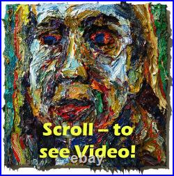 Original Oil? Painting? Vintage? Impressionism? Art Realism Signed Abstract A Modern