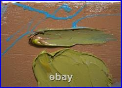 Original Oil? Painting? Vintage? Impressionism? Art Realist Sign Abstract Landscape
