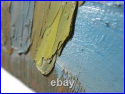 Original Oil? Painting? Vintage? Impressionism? Art Realist Sign Abstract Landscape