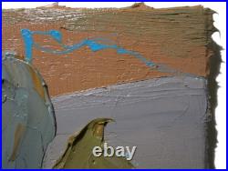 Original Oil? Painting? Vintage? Impressionism? Art Realist Sign Abstract Landscape
