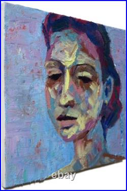 Original Oil? Painting Vintage Impressionism? Art Realist Signed? Abstract Outsider