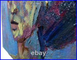 Original Oil? Painting Vintage Impressionism? Art Realist Signed? Abstract Outsider