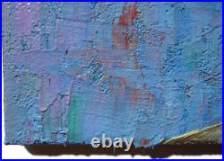 Original Oil? Painting Vintage Impressionism? Art Realist Signed? Abstract Outsider