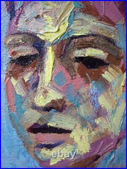 Original Oil? Painting? Vintage? Impressionism? Art Realist Signed Abstract Outsider