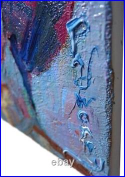 Original Oil? Painting? Vintage Impressionism? Art Realist Signed? Abstract Outsider
