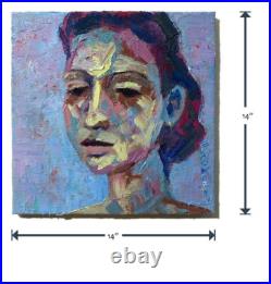 Original Oil? Painting Vintage Impressionism? Art Realist Signed? Abstract Outsider