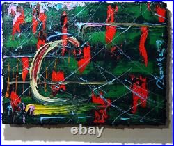Original Oil? Painting? Vintage? Impressionist? Art? Nature Landscape Abstract Deco A