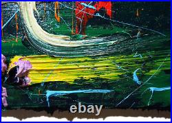 Original Oil? Painting? Vintage? Impressionist? Art? Nature Landscape Abstract Deco A