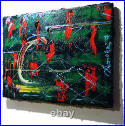 Original Oil? Painting? Vintage? Impressionist? Art? Nature Landscape Abstract Deco A