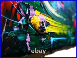 Original Oil? Painting? Vintage? Impressionist? Art? Nature Landscape Abstract Deco A
