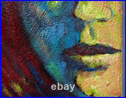 Original Oil? Painting Vintage Impressionist Art Woman Girl? Female Portrait Pop? A