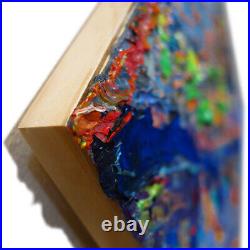 Original Oil? Painting? Vintage? New? Art? Signed'23 Unique Abstract Contemporary An