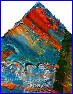 Original Oil? Painting? Vintage? New? Art? Signed'23 Unique Abstract Contemporary An