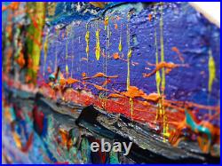 Original Oil? Painting? Vintage? New? Art? Signed'23 Unique Abstract Contemporary An