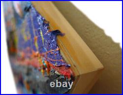 Original Oil? Painting? Vintage? New? Art? Signed'23 Unique Abstract Contemporary An