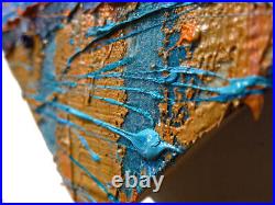 Original Oil? Painting? Vintage? New? Art? Signed'23 Unique Abstract Contemporary An