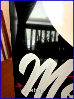 Original PAINTED 24 VINTAGE TEXACO MOTOR OIL SIGN GASOLINE GAS STATION PUMP