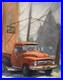Original Signed Oil Painting of Vintage Red Pickup Truck Made by Me