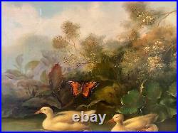 Original Signed Vintage Oil Painting On Canvas Signed By L. Redman