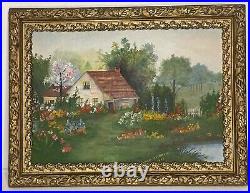 Original Signed impressionist painting by Grace Anderson Vintage 1934