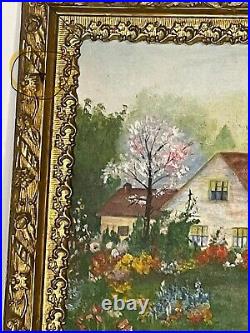 Original Signed impressionist painting by Grace Anderson Vintage 1934
