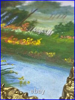 Original Signed impressionist painting by Grace Anderson Vintage 1934