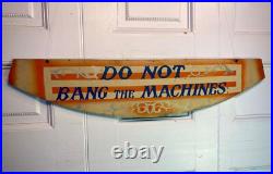 Original Vintage Hand Painted Fairground Amusement Arcade Sign. Wall Art Panel