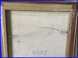 Original Vintage Signed Oil on Canvas Painting By Eddie Sarmiento