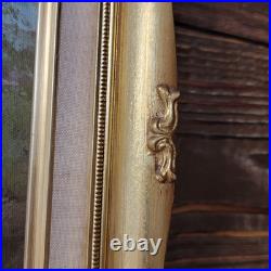 Original Vtg Oil On Canvas Painting Mountain Cabin Landscape Signed J. Hallen