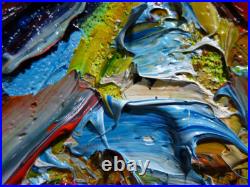 PORTRAIT OIL? PAINTING? VINTAGE? ExPRESSIONISt? ART? SIGNED ABSTRACT ORIGINAL IMPASTO