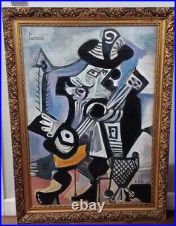 Pablo Picasso Artist Oil Painting On Canvas Signed