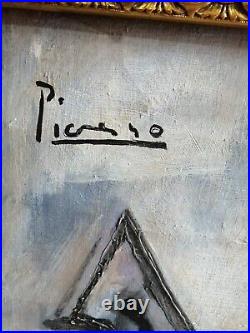 Pablo Picasso Artist Oil Painting On Canvas Signed