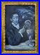 Pablo Picasso (Handmade) Oil On Canvas Signed & Stamped Framed Painting, vtg Art