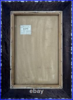 Pablo Picasso (Handmade) Oil On Canvas Signed & Stamped Framed Painting, vtg Art