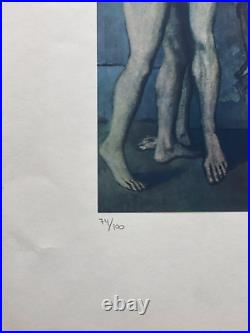 Pablo Picasso La Vie, 1903 Original Hand Signed Print with COA