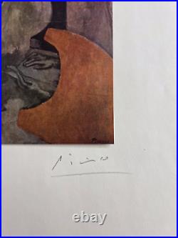 Pablo Picasso The Actor, 1904 Original Hand Signed Print with COA