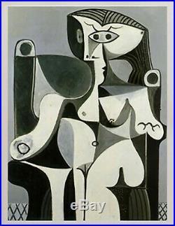 Pablo Picasso art oil painting custom large vintage artwork canvas woman chair