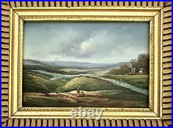 Painting Nature Scenery Vintage Fine Art Signed Framed