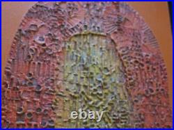 Painting Vintage 1970's Abstract Expressionist Chunky Non Objective Modernism