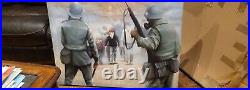 Painting Vintage 1970s Oil Painting on Canvas Landscape Signed Wood Framed Fall