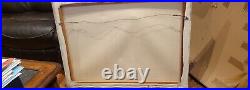 Painting Vintage 1970s Oil Painting on Canvas Landscape Signed Wood Framed Fall