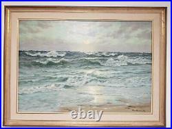 Patrick von Kalckreuth (1898-1970) Original Ocean Oil Painting