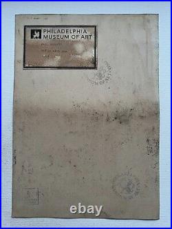Paul Gauguin painting on paper (Handmade) signed and stamped mixed media vtg