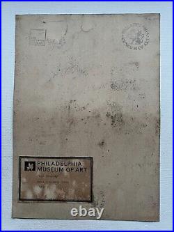 Paul Gauguin painting on paper (Handmade) signed and stamped mixed media vtg