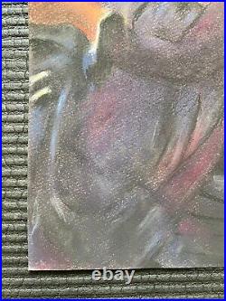 Paul Gauguin painting on paper (Handmade) signed and stamped mixed media vtg
