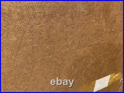 Peter Keil Painting Abstract Signed WithCOA Andy Warhol Large Vintage Frame