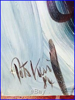 Peter Keil Vintage Original Signed Oil Painting