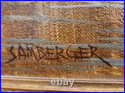 Peter Samberger Signed Original Painting Oil on Canvas 24×20 Vintage Framed Peter Samberger Signed Original Painting Oil on Canvas 24×20 Vintage Framed