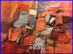 Philippine Painting Vintage oil Signed Painting 1957