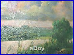 Philippine Painting Vintage oil Signed Painting 1965